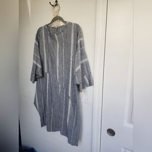 Handmade cotton linen dress